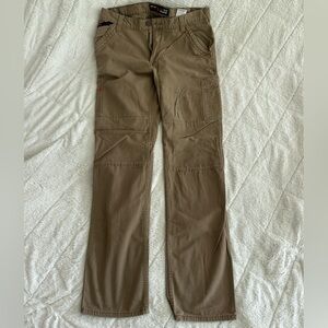 Ariat M5 FR Pants Mens 36/38 Tan Straight Flame Resistant Utility‎ Pant TALL